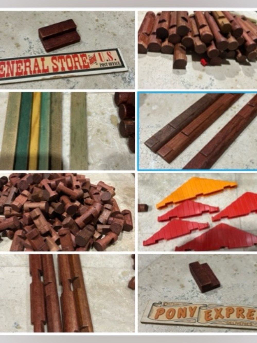 Vintage LINCOLN LOGS by Kids Building Toys- 183 Pieces